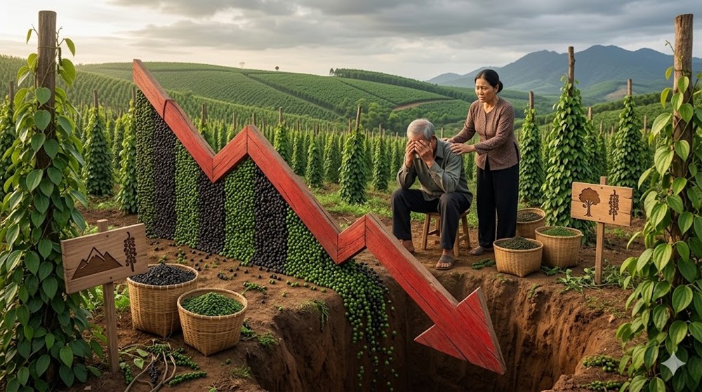 Giá hồ tiêu hôm nay 17.3: Giảm mạnh giữa mùa thu hoạch - ảnh 1