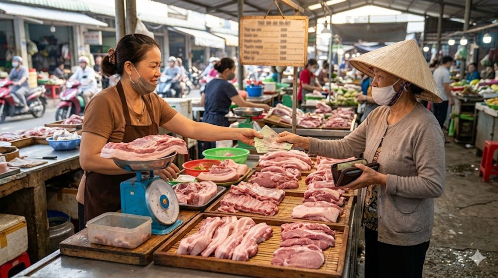 Giá heo hơi hôm nay 24.3: Neo cao tới 69.000 đồng/kg - ảnh 1