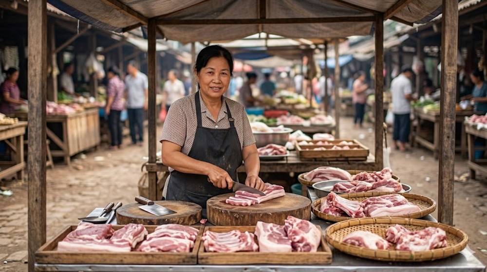 Giá heo hơi hôm nay 27.3: Phân hóa rõ giữa ba miền - ảnh 1