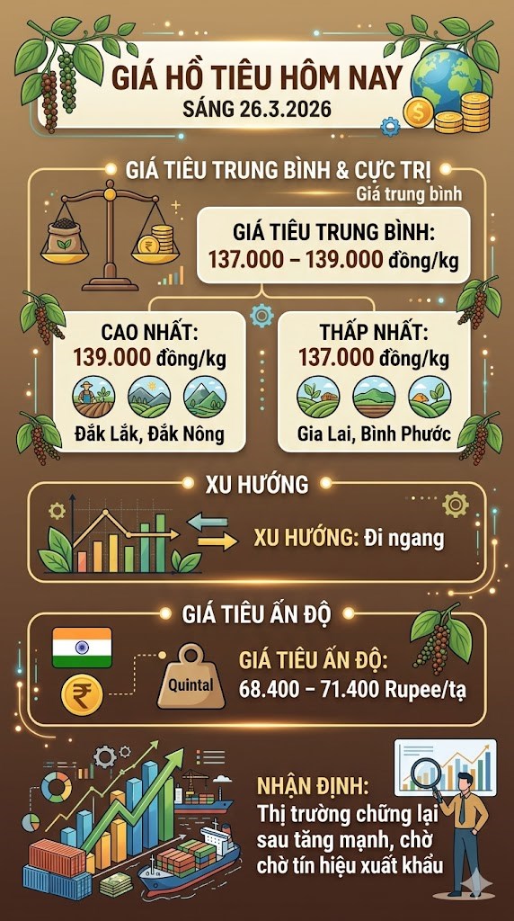 Giá hồ tiêu hôm nay 26.3: Đi ngang sau nhịp tăng mạnh - ảnh 3
