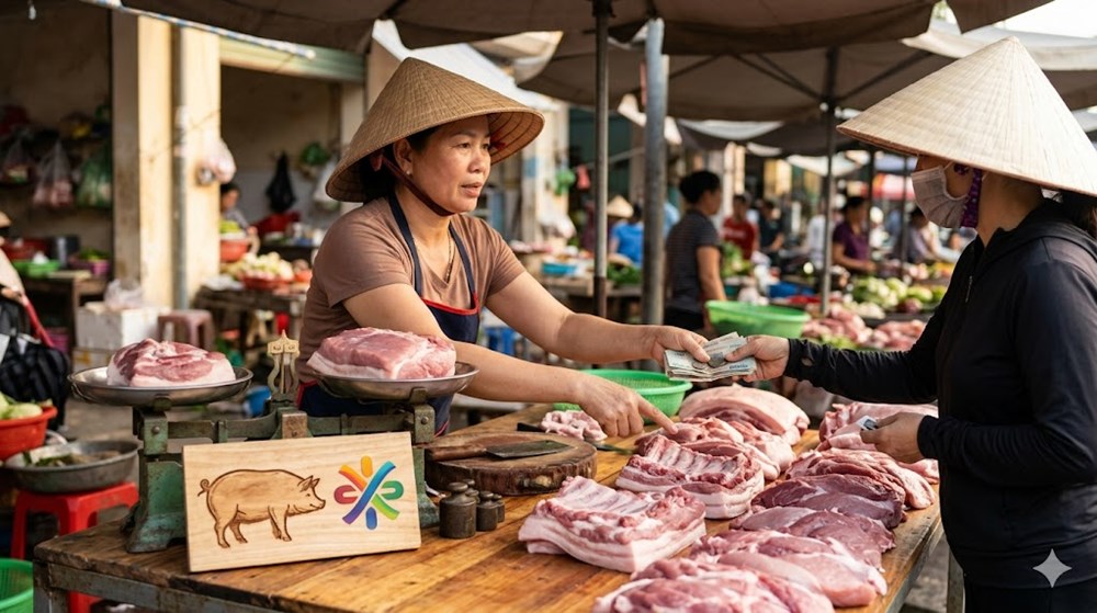 Giá heo hơi hôm nay 1.4: Giảm trên diện rộng, miền Nam mất đỉnh - ảnh 1