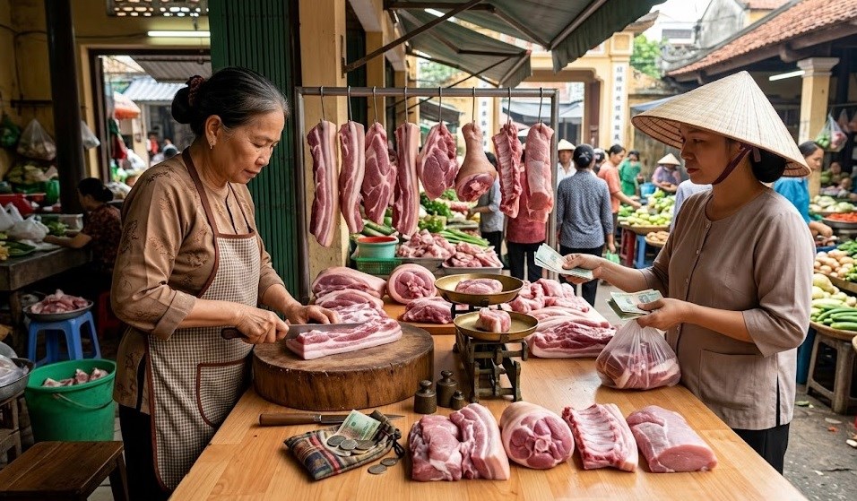 Giá heo hơi hôm nay 2.4: Đồng loạt đi xuống, mất mốc cao - ảnh 1