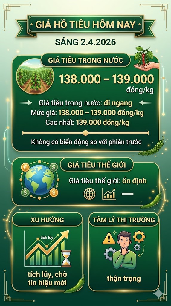 Giá hồ tiêu hôm nay 2.4: Đi ngang, neo thấp sau đợt giảm sâu - ảnh 3