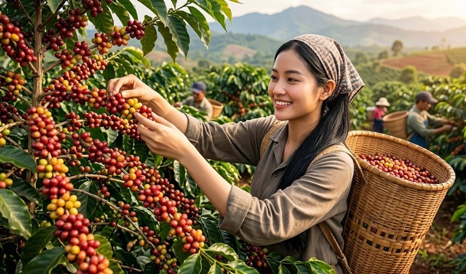 Giá cà phê hôm nay 15.4: Tây Nguyên tăng đồng loạt - ảnh 1