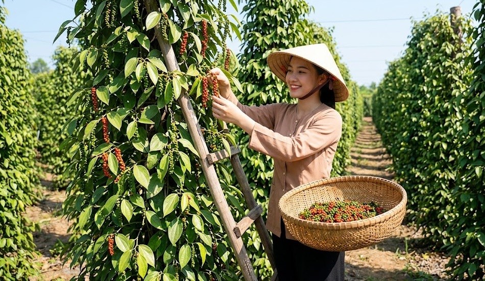 Giá hồ tiêu hôm nay 16.4: Đồng loạt tăng sốc, lập đỉnh mới - ảnh 1