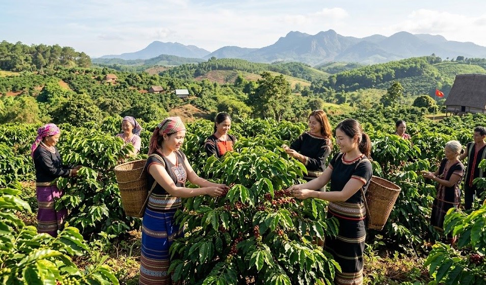 Giá cà phê hôm nay 17.4: Bật tăng hơn 1.200 đồng/kg, thị trường sôi động - ảnh 1