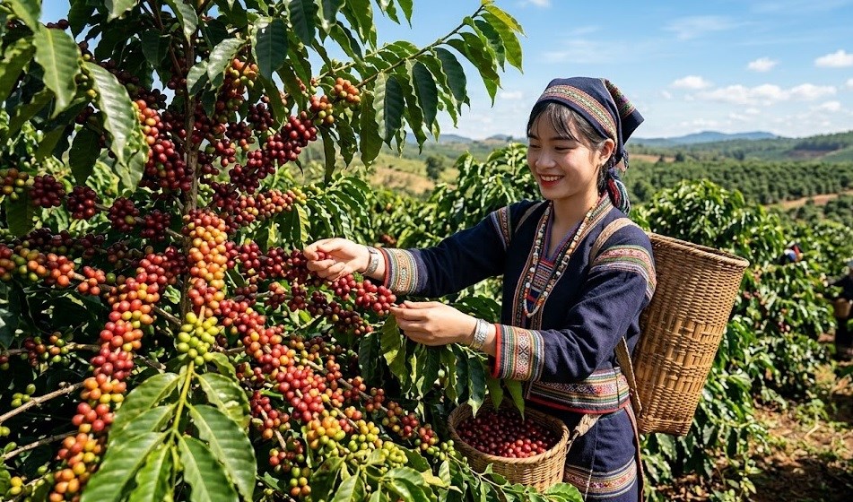 Giá cà phê hôm nay 21.4: Tăng nhẹ 300 đồng/kg, tín hiệu tích cực - ảnh 1