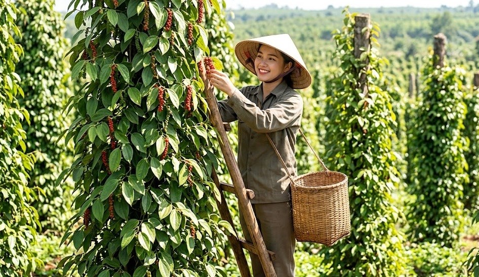 Giá hồ tiêu hôm nay 23.4: Chững lại, áp lực giảm xuất hiện - ảnh 1