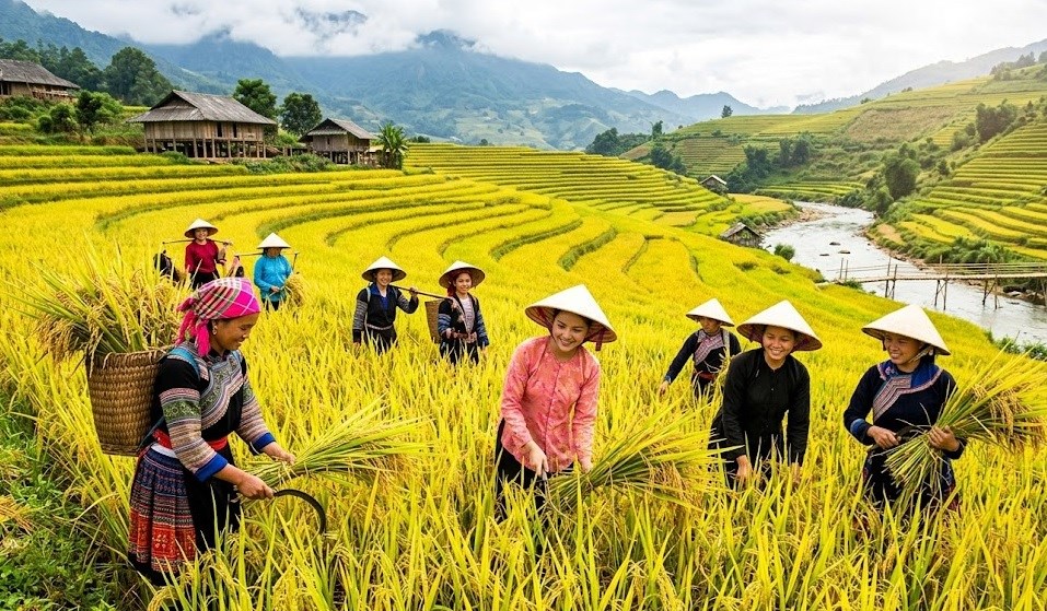 Giá lúa gạo hôm nay 23.4: Lúa giữ đà tăng, gạo “đứng giá” - ảnh 1