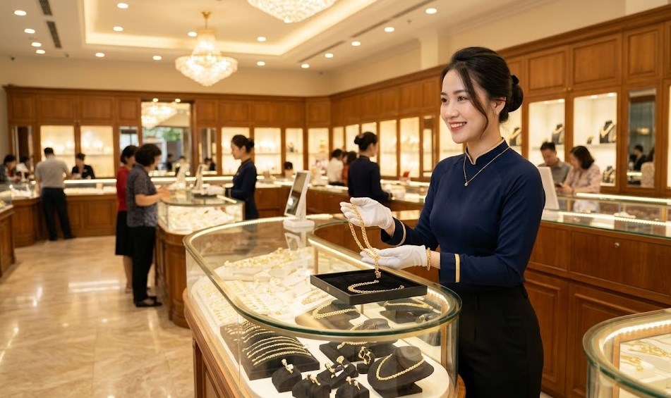 Giá vàng hôm nay 23.4: Tiếp tục mất giá dù thế giới hồi nhẹ - ảnh 1