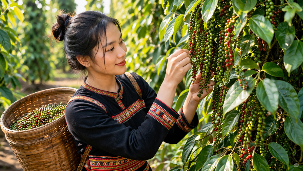 Giá hồ tiêu hôm nay 4.5: Đồng loạt đi ngang, giữ mốc cao - ảnh 1