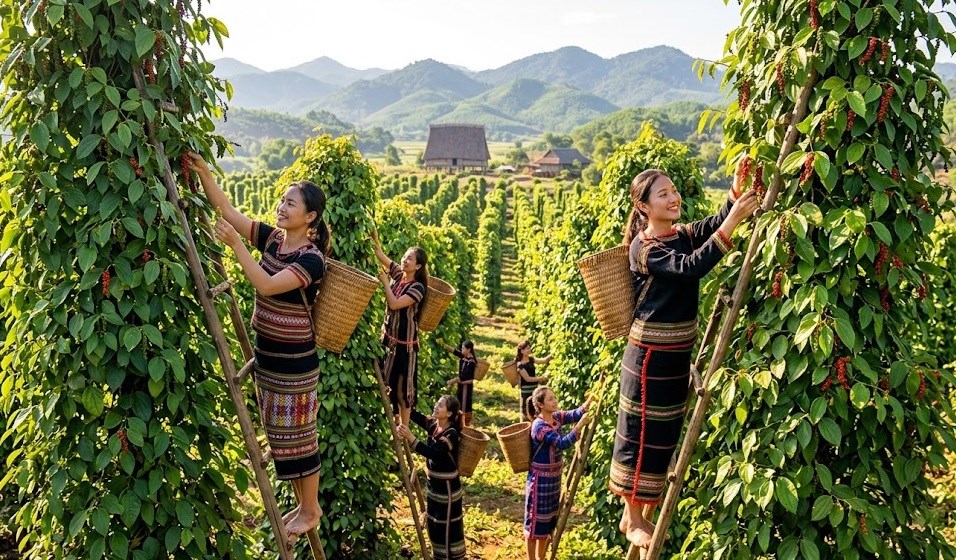 Giá hồ tiêu hôm nay 12.5: Quốc tế neo cao, trong nước giữ giá - ảnh 1