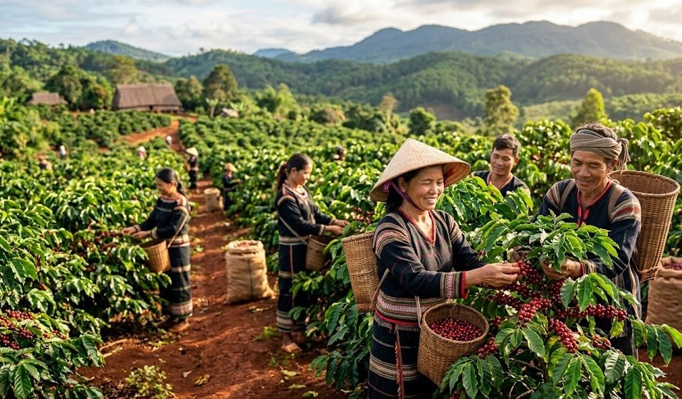 Cà phê hôm nay 15.5: Bật tăng 1.000 đồng/kg trên toàn Tây Nguyên - ảnh 1