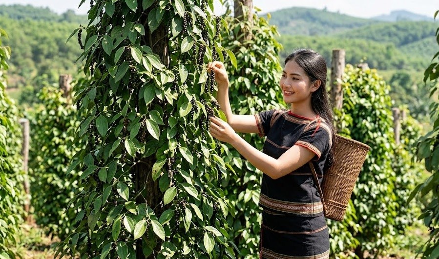 Giá hồ tiêu hôm nay 17.5: Nội địa ổn định, quốc tế neo cao - ảnh 1