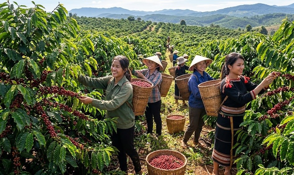 Giá cà phê hôm nay 18.5: Tây Nguyên ổn định, giao dịch chậm đầu tuần - ảnh 1