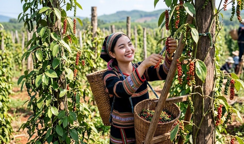 Giá tiêu hôm nay 27.5 đi ngang, thị trường chờ cú hích từ xuất khẩu - ảnh 1