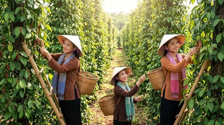 Giá hồ tiêu hôm nay 28.5 đi ngang, thị trường chờ cú hích xuất khẩu mới - ảnh 1