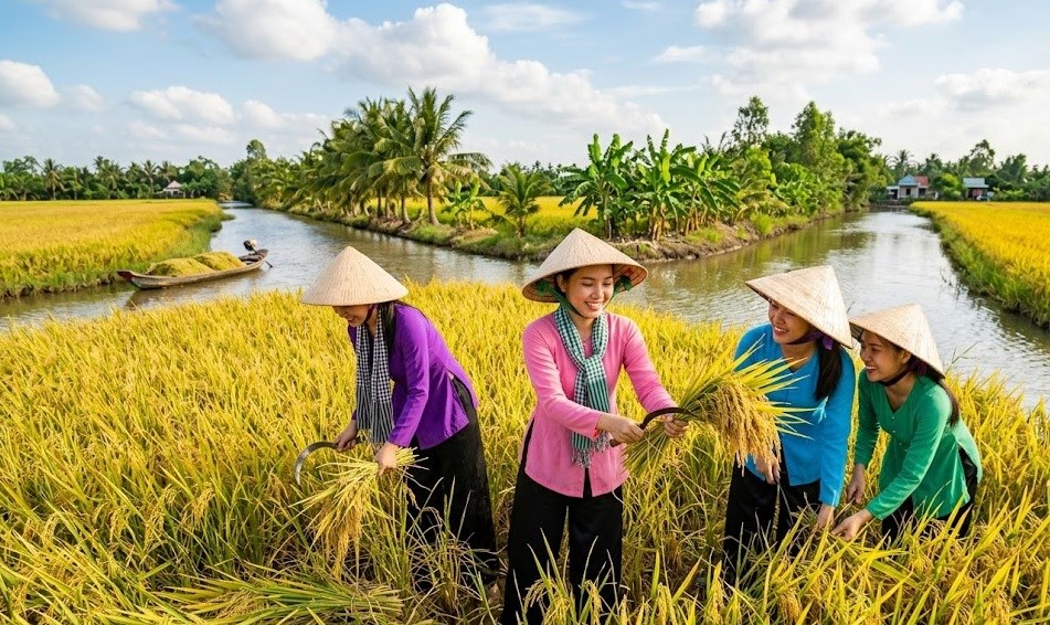 Giá lúa gạo hôm nay 28.5: Lúa thơm giữ giá, gạo phổ thông chịu áp lực giảm - ảnh 1