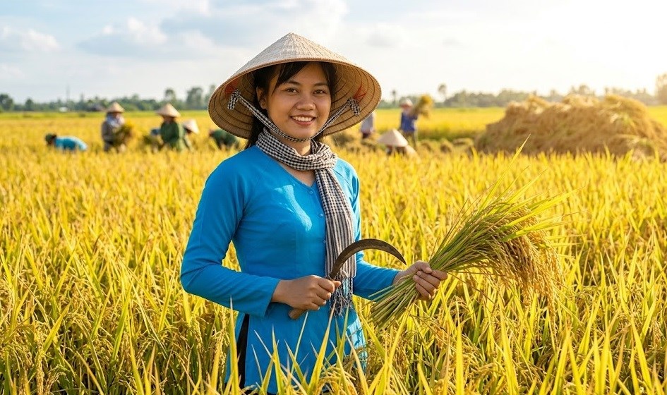 Giá lúa gạo 30.5: Giao dịch khởi sắc nhưng thương lái vẫn dè dặt - ảnh 1