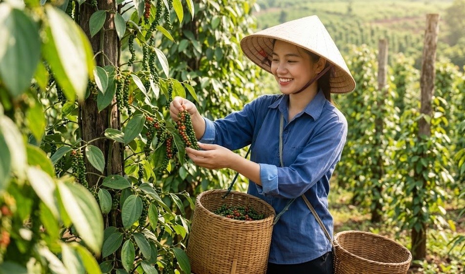Giá hồ tiêu hôm nay 5.6: Đồng loạt tăng 1.000 đồng/kg trên cả nước - ảnh 1