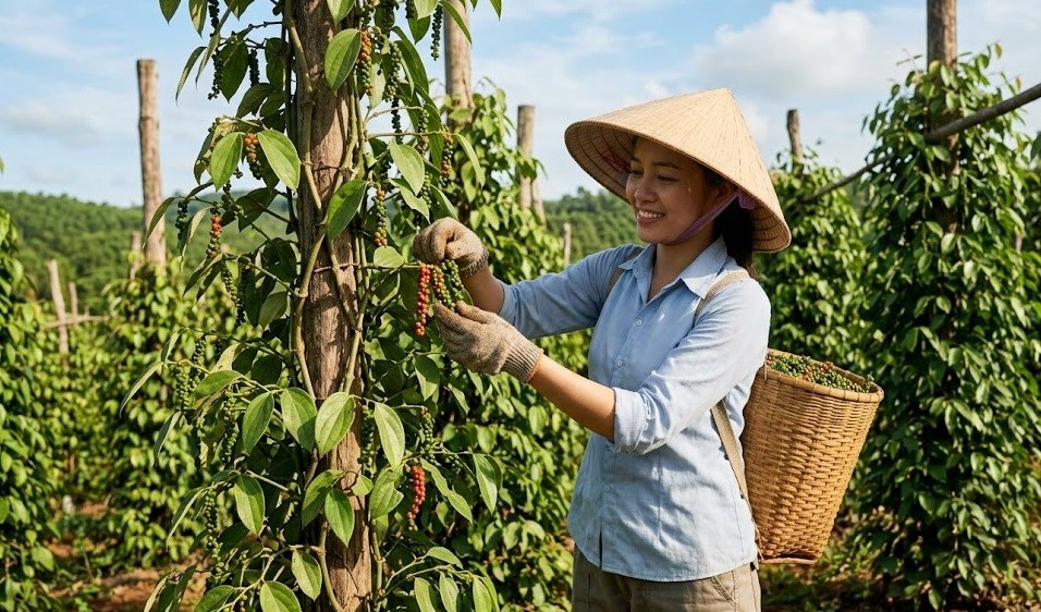 Giá hồ tiêu hôm nay 7.6 đi ngang sau phiên tăng mạnh trước đó - ảnh 1