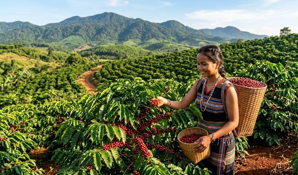 Giá cà phê hôm nay 10.6 tăng trở lại, Tây Nguyên nhích thêm 300-500 đồng/kg - ảnh 1