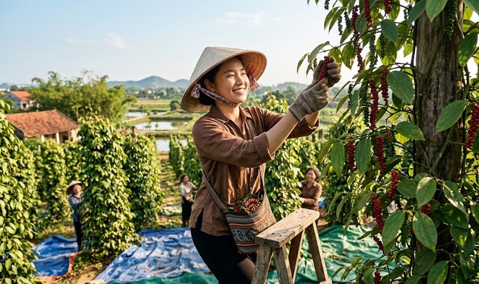 Giá hồ tiêu hôm nay 12.6: Ổn định, nông dân tiếp tục chờ tín hiệu tăng mới - ảnh 1
