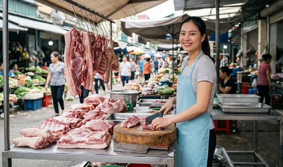 Giá heo hơi hôm nay 14.6: Thị trường phân hóa mạnh giữa ba miền - ảnh 1