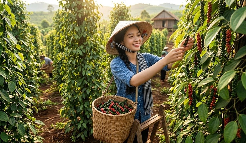 Giá hồ tiêu hôm nay 14.6: Thị trường đi ngang, chờ thêm tín hiệu từ xuất khẩu - ảnh 1