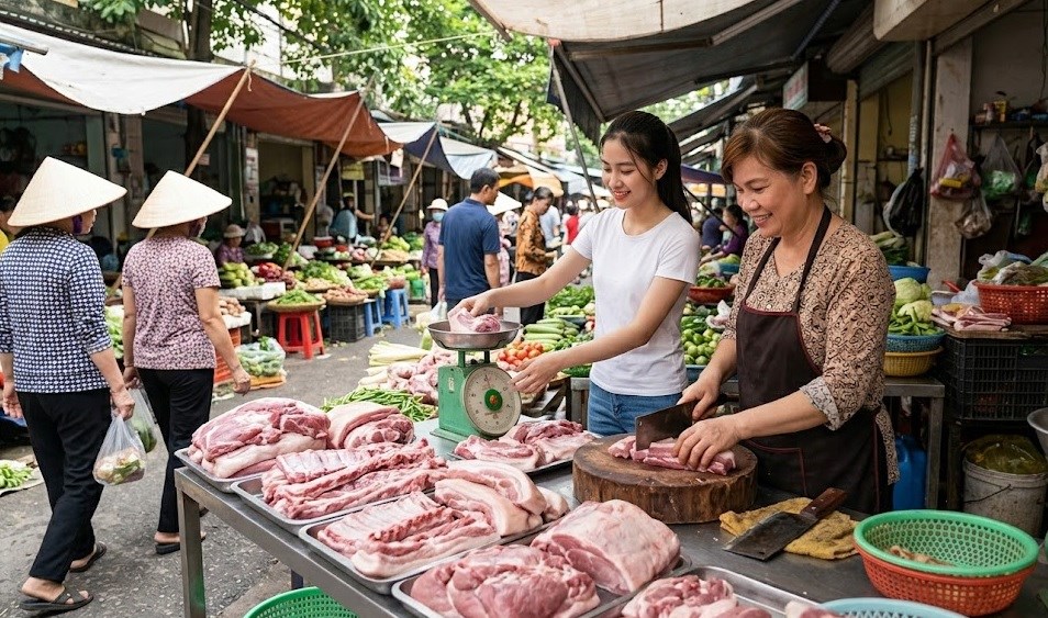 Giá heo hơi hôm nay 16.6: Miền Bắc giữ đỉnh 68.000 đồng/kg - ảnh 1