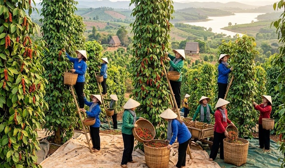 Giá hồ tiêu hôm nay 16.6: Đi ngang, cao nhất 140.500 đồng/kg - ảnh 1