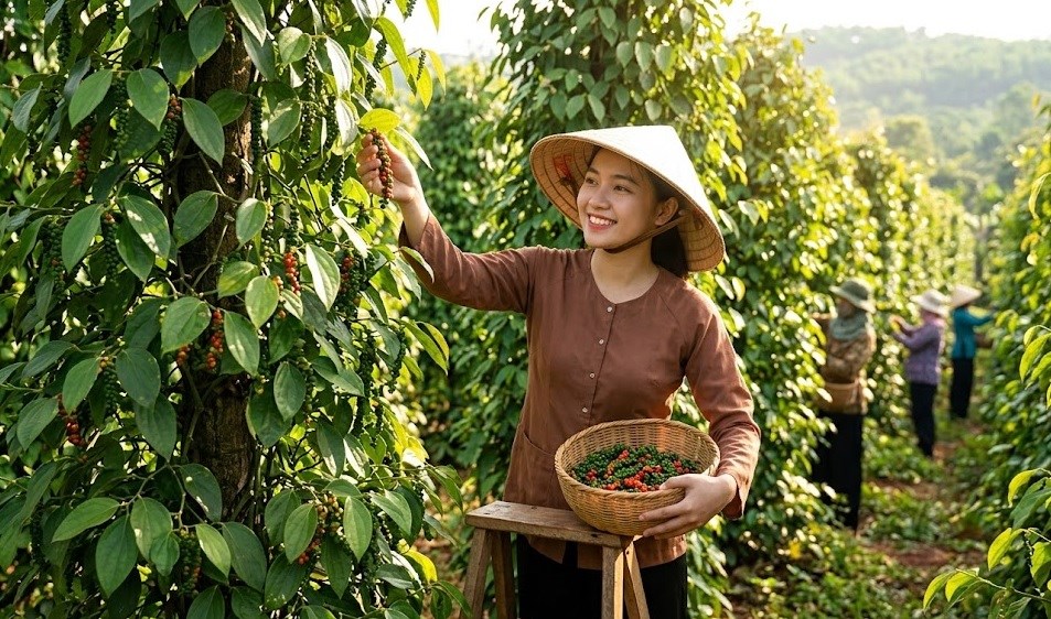 Giá hồ tiêu hôm nay 17.6: Trong nước điều chỉnh nhẹ sau nhiều phiên neo cao - ảnh 1