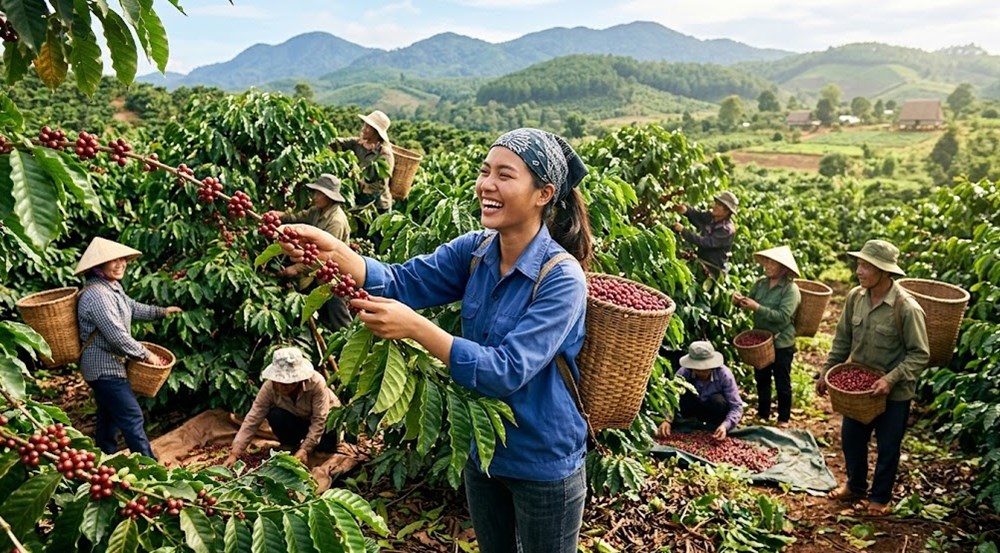 Giá cà phê hôm nay 20.6 chạm mốc 90.000 đồng/kg - ảnh 1