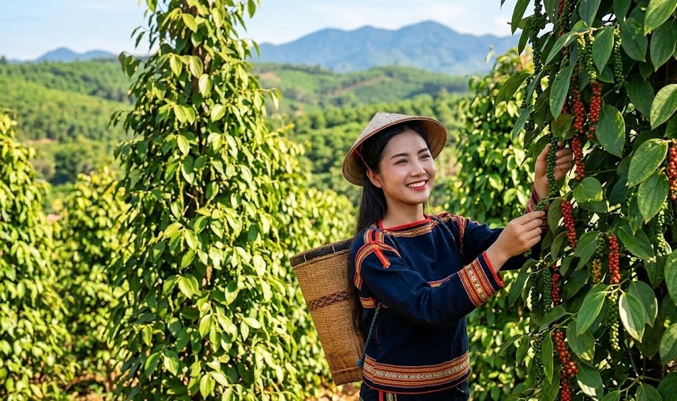 Giá hồ tiêu hôm nay 22.6: Thị trường đi ngang, chờ tín hiệu mới từ xuất khẩu - ảnh 1