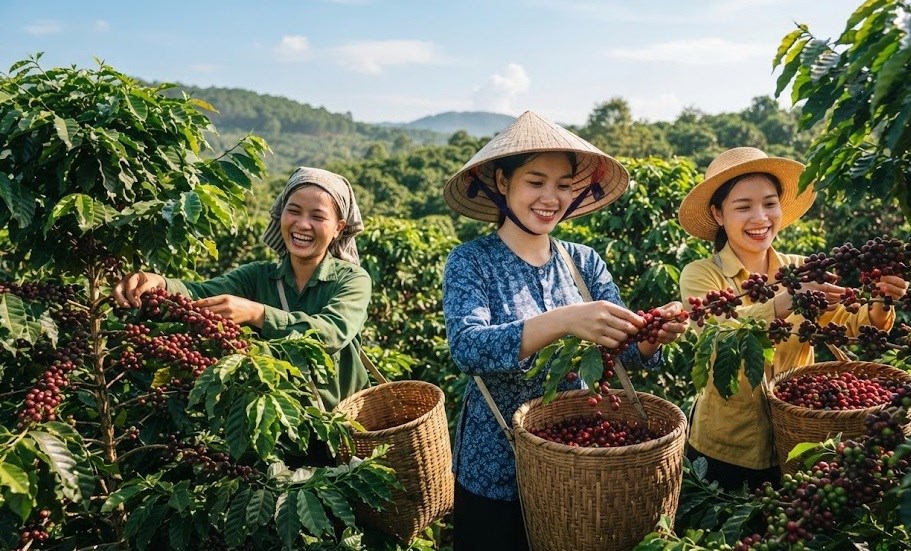 Giá cà phê hôm nay 26.6: Bật tăng, Tây Nguyên thêm 700 đồng/kg - ảnh 1