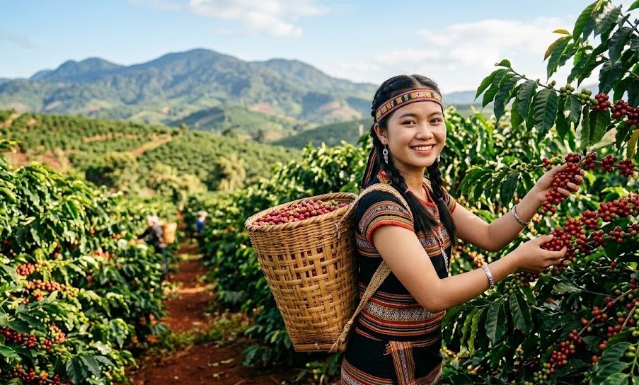 Giá cà phê hôm nay 1.7: Giảm 600 đồng/kg, Tây Nguyên hạ nhiệt - ảnh 1
