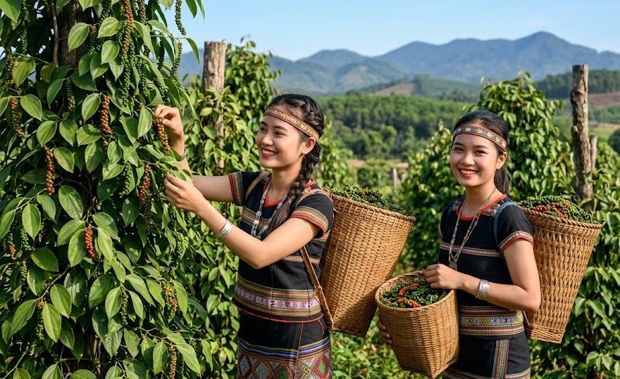 Giá hồ tiêu hôm nay 2.7: Giảm mạnh, có nơi mất tới 4.000 đồng/kg - ảnh 1