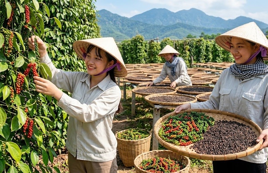 Giá hồ tiêu hôm nay 6.7: Đi ngang, cao nhất 135.000 đồng/kg - ảnh 1