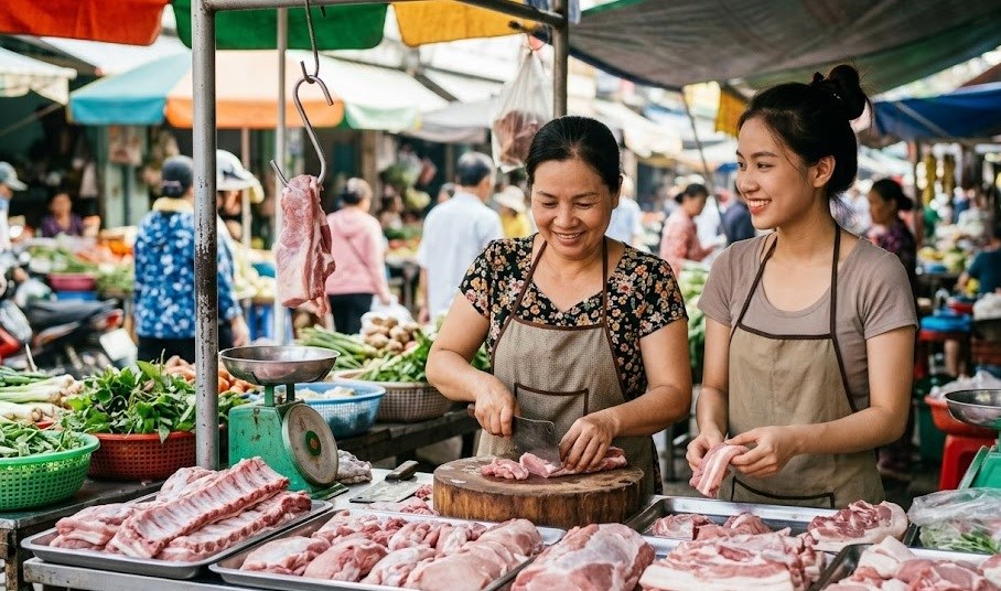Giá heo hơi hôm nay 8.7: Miền Bắc giữ giá tốt hơn, thị trường còn trầm - ảnh 1
