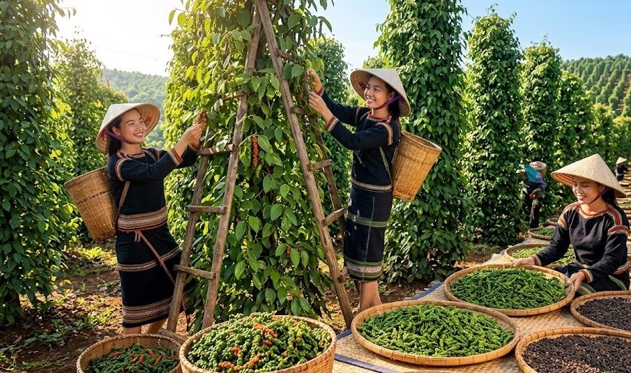 Giá hồ tiêu hôm nay 9.7: Tăng mạnh, nhiều vùng vượt 138.000 đồng/kg - ảnh 1