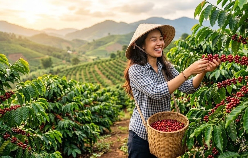 Giá cà phê hôm nay 13.7: Trong nước giữ giá, thế giới chờ phiên mới - ảnh 1