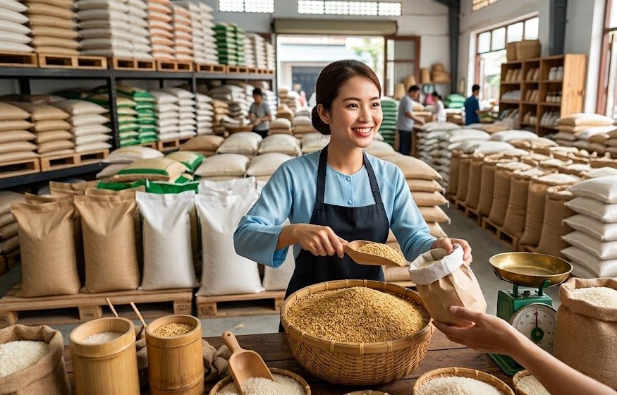 Giá lúa gạo hôm nay 13.7.2026: Giao dịch chậm, giá ít biến động - ảnh 1