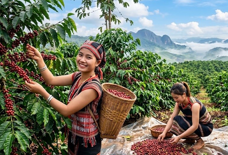 Giá cà phê hôm nay giảm 200 đồng/kg, sàn thế giới đi xuống - ảnh 1