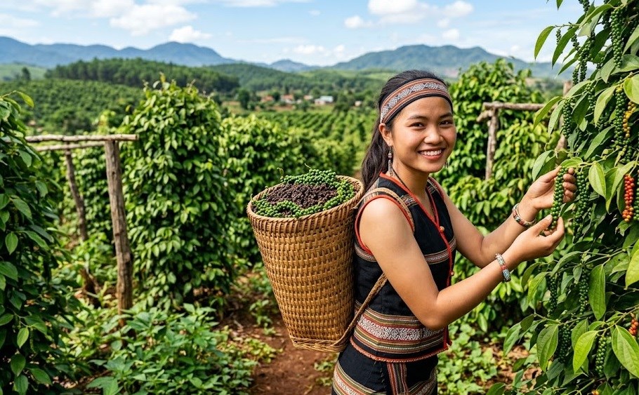 Giá hồ tiêu hôm nay 14.7.2026: Đồng loạt lao dốc - ảnh 1