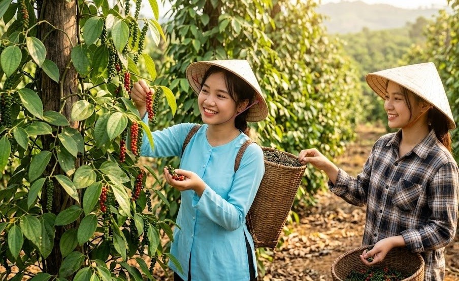 Giá hồ tiêu hôm nay 17.7.2026: Đồng loạt tăng trên cả nước - ảnh 1