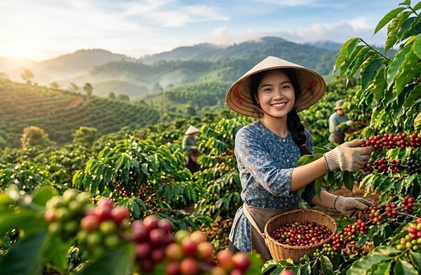 Giá cà phê 18.7.2026 giảm mạnh, thấp nhất 95.700 đồng/kg - ảnh 1
