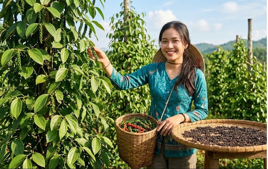 Giá hồ tiêu hôm nay 19.7.2026: Đi ngang, cao nhất 140.500 đồng/kg - ảnh 1