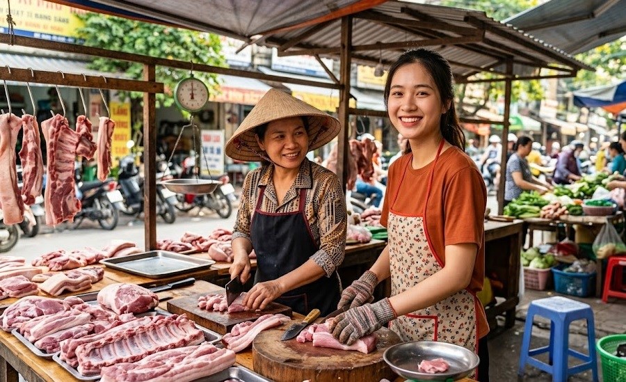 Giá heo hơi hôm nay 22.7: Miền Bắc vẫn dẫn đầu thị trường - ảnh 1