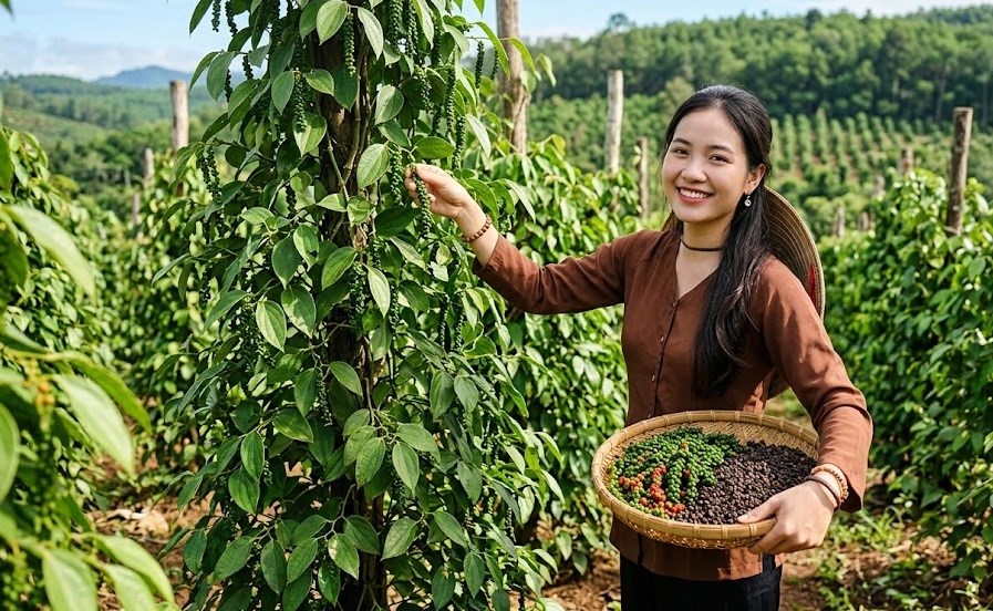 Giá hồ tiêu hôm nay 22.7: Đi ngang, cao nhất 140.500 đồng/kg - ảnh 1