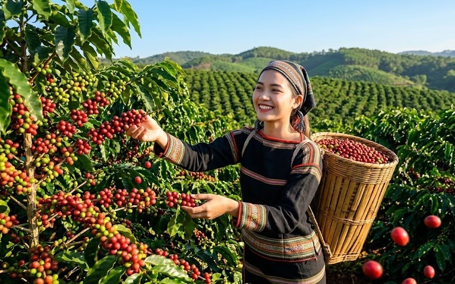 Giá cà phê hôm nay 28.7.2026: Trung bình tăng lên 95.900 đồng/kg - ảnh 1